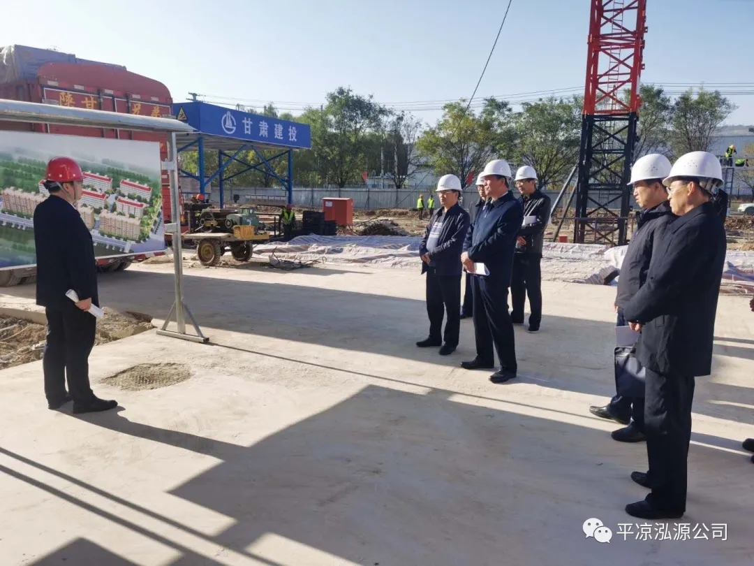 市委辦公室、市政府國資委督查泓源公司工作(圖2)